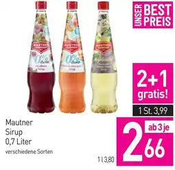 Sutterlüty Mautner Sirup Angebot