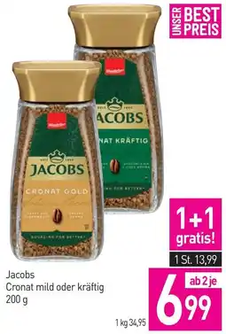 Sutterlüty Jacobs Cronat mild oder kräftig Angebot