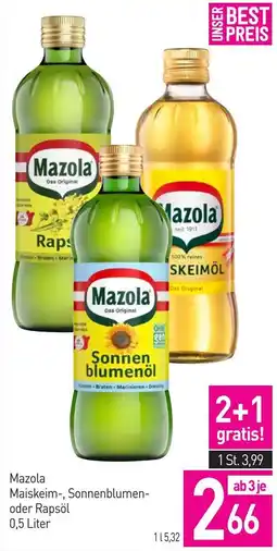 Sutterlüty Mazola Maiskeim Sonnenblumen Angebot