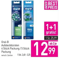 Sutterlüty Oral B Aufsteckbürsten Angebot