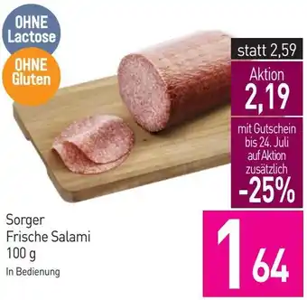 Sutterlüty Sorger Frische Salami Angebot