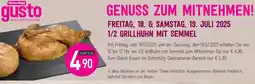 Sutterlüty 1/2 Grillhuhn mit semmel Angebot