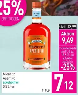 Sutterlüty Mionetto Aperitivo alkoholfrei Angebot