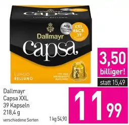 Sutterlüty Dallmayr Capsa XXL 39 Kapseln Angebot