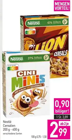 Sutterlüty Nestlé Cerealien Angebot