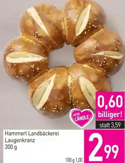 Sutterlüty Hammerl Landbäckerei Laugenkranz Angebot