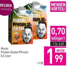 Sutterlüty Mucki Protein Eistee Pfirsich Angebot