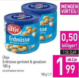 Sutterlüty Ültje Erdnüsse geröstet & gesalzen Angebot