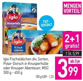 Sutterlüty Iglo Fischstäbchen Angebot