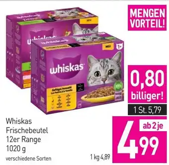 Sutterlüty Whiskas Frischebeutel 12er Range Angebot