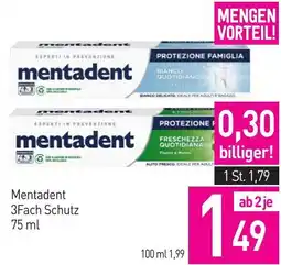 Sutterlüty Mentadent 3Fach Schutz Angebot