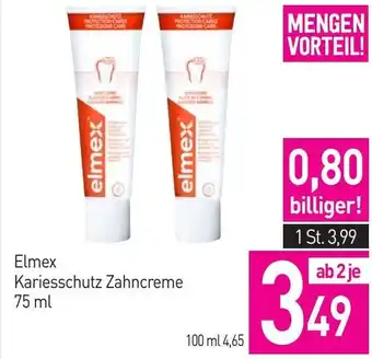 Sutterlüty Elmex Kariesschutz Zahncreme Angebot
