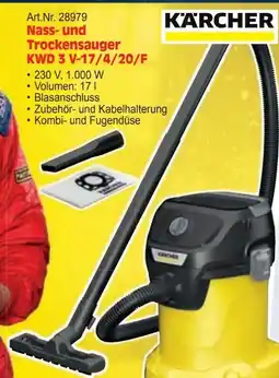 Zgonc Kärcher Nass-/Trockensauger KWD 3 V-17/4/20F Angebot