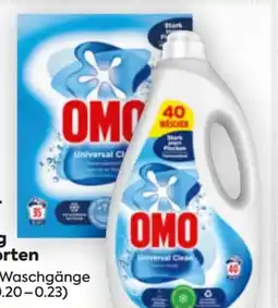 Billa Omo Pulver Angebot