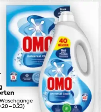 Billa Omo Pulver Angebot