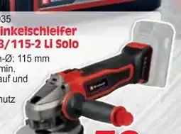 Zgonc Einhell Akku-Winkelschleifer TE-AG 18/115-2 Li Solo Angebot