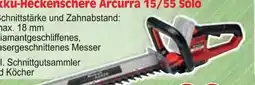 Zgonc Einhell Akku-Heckenschere Arcurra 15/55 Solo Angebot
