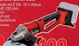 Zgonc Einhell Akku-Winkelschleifer Axxio 36/230 Quick Solo Angebot