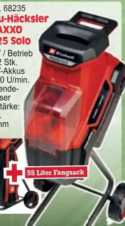 Zgonc Einhell Akku-Häcksler REDAXXO 36/25 Solo Angebot