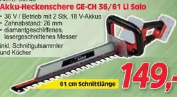 Zgonc Einhell Akku-Heckenschere GE-CH 36-61 Li Solo Angebot