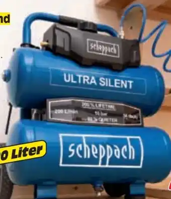 Zgonc Scheppach 2-Zylinder-Leise-Kompressor HC20Si-Twin Angebot