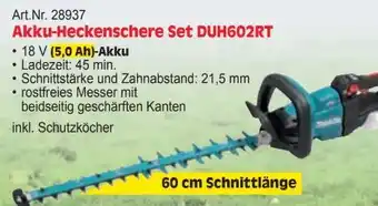 Zgonc Makita Akku-Heckenschere Set DUH602RT Angebot