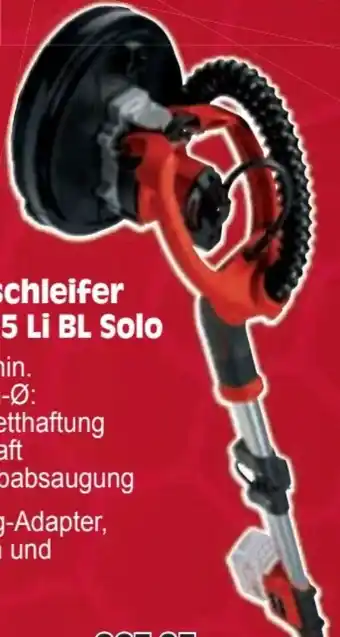 Zgonc Einhell Akku-Trockenbauschleifer TE-DW 18/225 Li BL Solo Angebot