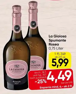 Spar La Gioiosa Spumante Rosea Angebot
