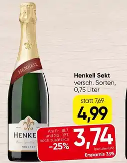 Spar Henkell Sekt Angebot