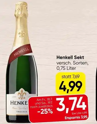 Spar Henkell Sekt Angebot