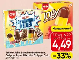 Spar Eskimo Jolly Schwimmbadhelden Calippo Super Mix Calippo Cola Angebot
