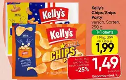 Spar Kelly's Chips/Snips Party Angebot