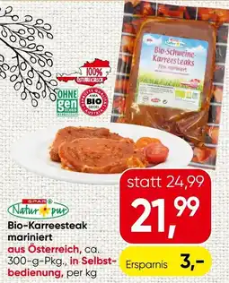 Spar Bio karreesteak mariniert Angebot