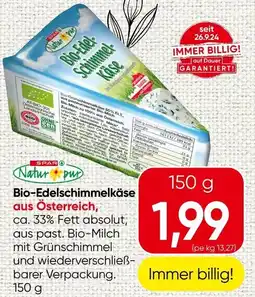 Spar Bio Edelschimmelkäse Angebot