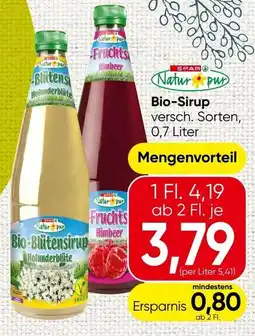 Spar Bio Sirup Angebot