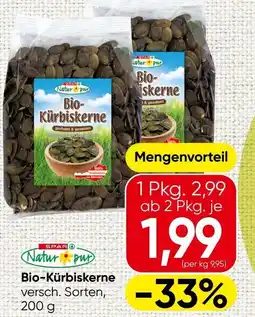 Spar Bio Kürbiskerne Angebot