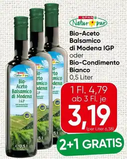 Spar Bio Aceto Balsamico di Modena IGP Bio-Condimento Angebot