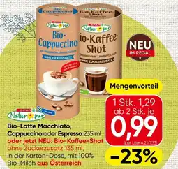 Spar Bio Latte Macchiato Cappuccino Espresso Angebot