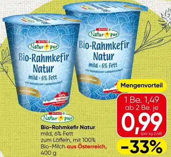 Spar Bio Rahmkefir Natur Angebot