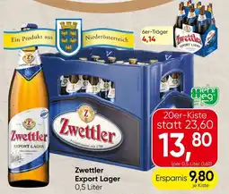 Spar Zwettler Export Lager Angebot