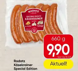 Spar Radatz Käsekrainer Special Edition Angebot