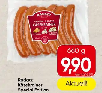 Spar Radatz Käsekrainer Special Edition Angebot