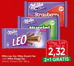 Spar Milka Leo Milka Nussini Milka Riegel Angebot