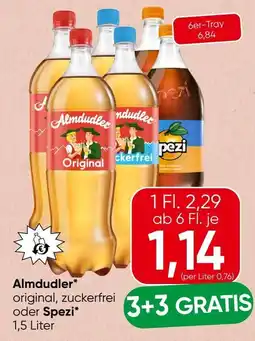 Spar Almdudler Spezi Angebot