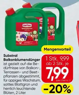 Spar Substral Balkonblumendünger Angebot