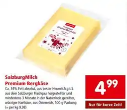 Interspar Salzburg Milch Premium Bergkäse Angebot