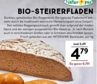 Interspar Bio-steirerfladen Angebot