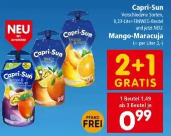 Interspar Capri-Sun Mango-Maracuja Angebot