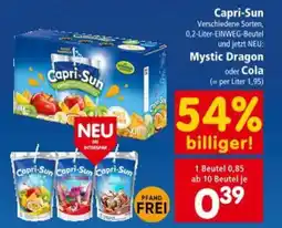 Interspar Capri-Sun Mystic Dragon Angebot