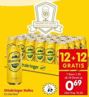 Interspar Ottakringer Helles Angebot
